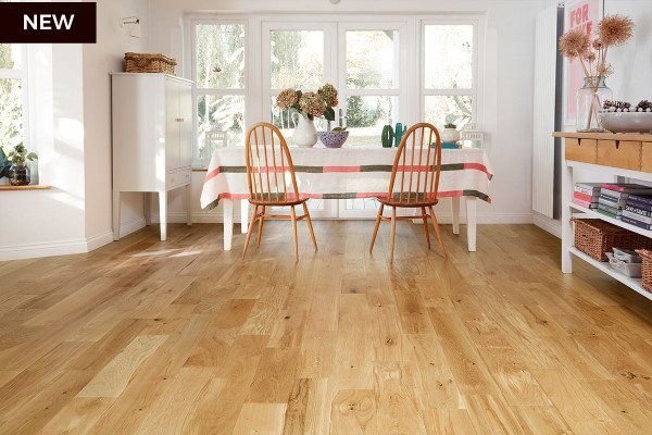 Hardwood floor project detail