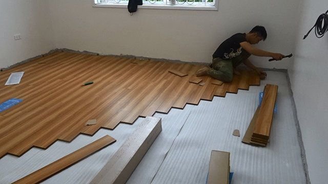 Cesar's Hardwood Floors completed project